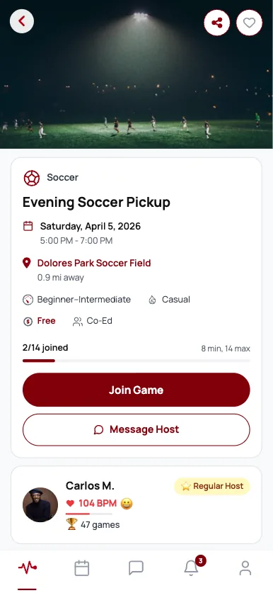 thump! game details screen